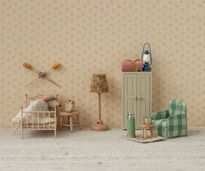 Vintage lantern, Mouse ~ Blue