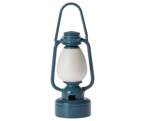Vintage lantern, Mouse ~ Blue