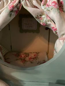 Mouse House Clock ~ Vintage Green ~ Napoleon Hat Style