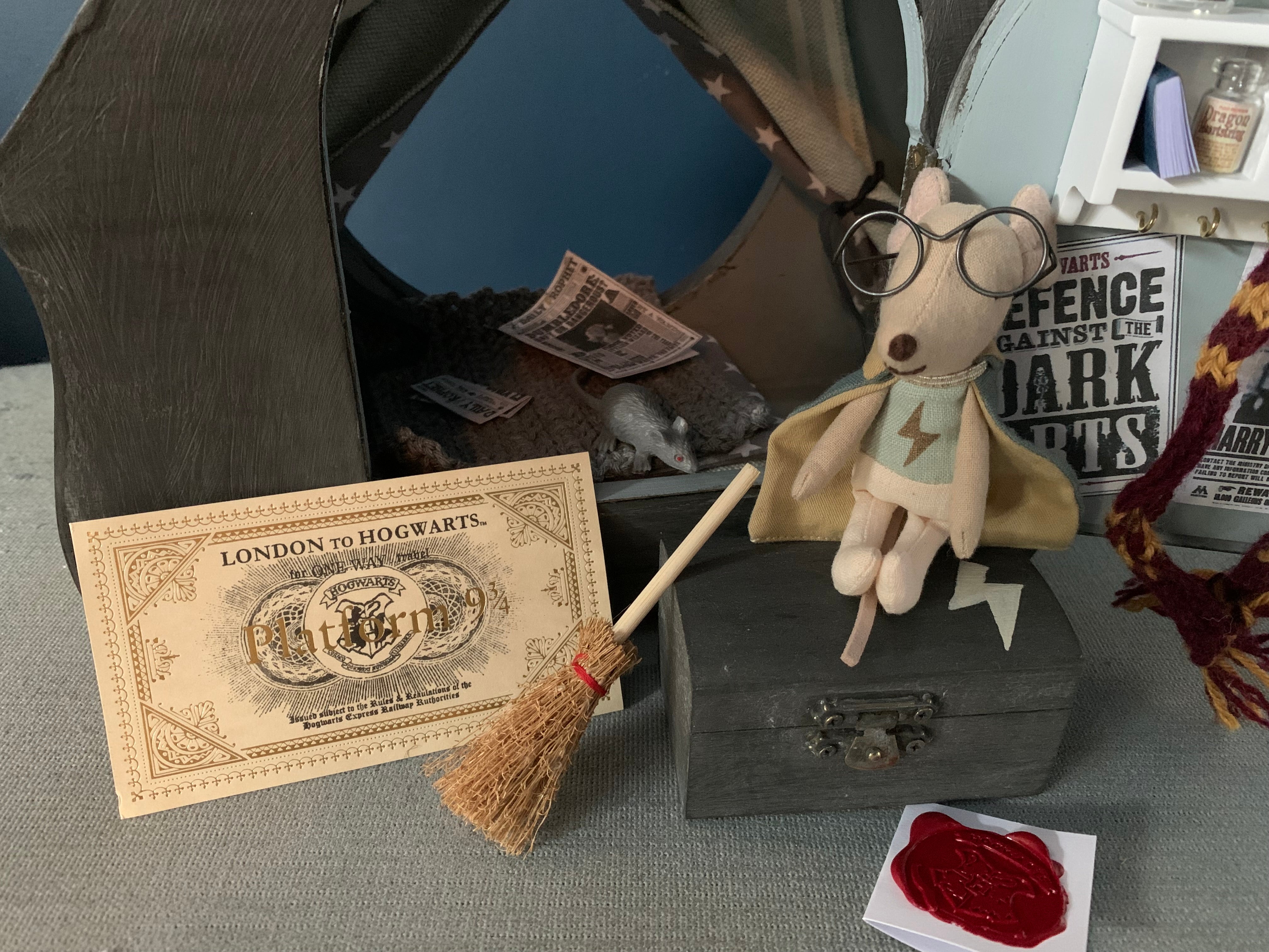 Harry Potter Mouse House Clock