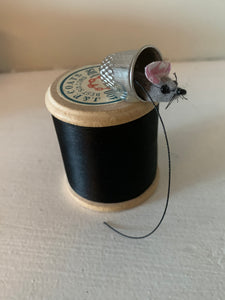 Cotton Reel Mouse ~ Dotty