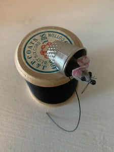 Cotton Reel Mouse ~ Dotty