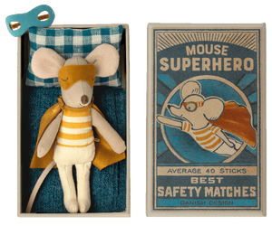 Super Hero Mouse, little brother in matchbox