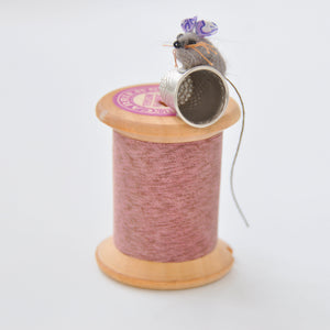 Cotton Reel Mouse - Daisy